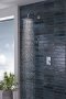 Tavistock Axiom Single Function Shower Valve with Overhead Shower - Chrome