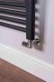 DQ Heating Essential 500 x 1600mm Ladder Rail with Essential Element - Granite Texture