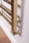 DQ Heating Kylo 1600 x 500mm Ladder Rail with Essential Element - Brushed Brass