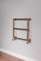 DQ Heating Hungerford 685 x 685mm Towel Rail - Brushed Brass