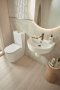 Tavistock Compass Round Closed-Back Close Coupled Rimless Toilet