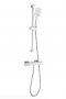Marflow Mar Square Thermostatic Shower Valve with Slider Kit