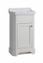 Tavistock Vitoria 500mm Cloakroom Unit and Basin - Linen White