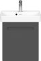 Duravit No.1 440mm Wall Hung Vanity Unit (Right Hand) - Matt Graphite