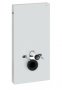 Geberit Monolith White Glass Sanitary Module for Wall Hung WC, 101cm, with Straight Connector