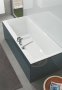 Villeroy & Boch Squaro Edge 12 1800 x 800mm Double Ended Bath - Stone White