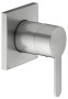Keuco IXMO Single Lever Mixer DN 15 (Flat Square Rosette) - Stainless Steel
