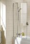 Lakes Square Double Panel Bath Screen