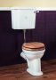 Silverdale Victorian Low Level Toilet - White