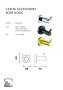 The White Space Capita Robe Hook - Black