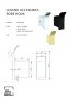 The White Space Legend Robe Hook - Brushed Brass