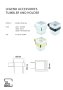 The White Space Legend Tumbler & Holder - Brushed Brass