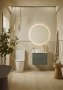 Tavistock Cadence 500mm Wall-Mounted Vanity Unit - Fluted Viridian Green