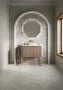 Scudo Linea Curve 900mm Wall-Hung Vanity Unit - Sonoma Oak