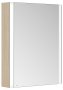 Keuco Somaris 600 x 700mm Wall-Mounted Heated Mirror Cabinet (Left Hinged) - Light Oak