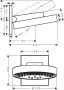 Hansgrohe Rainfinity Overhead Shower 250 3jet with Wall Connector - Chrome