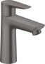 Hansgrohe Talis E Single Lever Basin Mixer 110 with Pop-Up Waste - Brushed Black Chrome