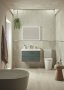 Tavistock Cadence 600mm Wall-Mounted Vanity Unit - Fluted Viridian Green