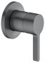 Keuco Edition 400 Single Lever Mixer - Brushed Black / Chrome