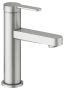 Keuco IXMO Single Lever Basin Mixer 100 (Flat Round Rosette) - Stainless Steel