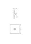 Vitra Rain Q 220mm Square Showerhead - Chrome