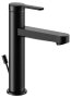 Keuco IXMO Single Lever Basin Mixer 130 with Pop-Up Waste (Flat Round Rosette) - Matt Black