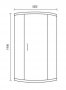Spring 1000 x 800mm Single Door Offset Quadrant Shower Enclosure
