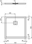 Ideal Standard UltraFlat Evo 800 x 800mm Shower Tray - Silk White