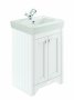 BC Designs Victrion 640mm Nimbus White 2 Door Ceramic Basin Unit