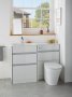 Ideal Standard Connect Air 600mm Freestanding Vanity Unit (Gloss White with Matt Grey Interior)