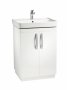 Tavistock Compass 600mm Freestanding Unit and Basin - Gloss White