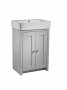 Tavistock Lansdown Pebble Grey 550mm Freestanding Unit & 1 Tap Hole Basin