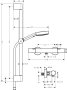 Hansgrohe Pulsify Select S Shower System 105 3jet Relaxation Ecosmart with Ecostat Fine, Shower Bar 65cm & Accessories - Matt Black