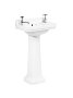 Tavistock Vitoria 500mm 2 Tap Hole Cloakroom Basin