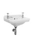 Tavistock Vitoria 500mm 2 Tap Hole Cloakroom Basin