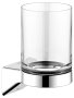 Keuco Aveno Tumbler Holder with Crystal Glass - Chrome