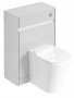 Ideal Standard Connect Air 600mm Floor Standing WC Unit (Gloss White with Matt White Interior)