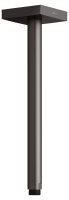 Keuco 300mm Ceiling Mounted Shower Arm with Square Rosette - Brushed Titanblack