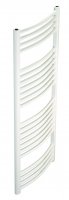 Redroom Elan Curved White 800 x 600mm Towel Radiator