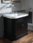 Silverdale Empire 920mm Vanity Unit and Basin - Black