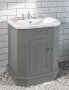 Silverdale Empire 700mm Vanity Unit and Basin - Dark Lead