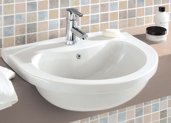 Silverdale Thames 560mm Semi Countertop Basin Bathroom Supplies