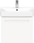 Duravit No.1 540mm Wall Hung 1 Drawer Vanity Unit (with Internal Drawer) - Matt White