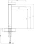 Villeroy & Boch Dawn Slim Tall Single-Lever Basin Mixer - Matt Brushed Nickel