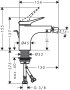 Hansgrohe Vivenis Single Lever Bidet Mixer with Pop-Up Waste Set - Matt Black