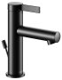 Keuco IXMO Single Lever Basin Mixer 100 with Pop-Up Waste (Pure Round Rosette) - Matt Black