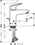 Hansgrohe Logis Single Lever Basin Mixer 100 with Metal Pop-Up Waste