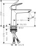Hansgrohe Logis Single Lever Basin Mixer 110 Fine Coolstart without Waste Set - Matt Black