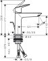 Hansgrohe Logis Single Lever Basin Mixer 110 Fine with Pop-Up Waste Set - Matt Black