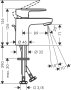 Hansgrohe Vernis Blend Single Lever Basin Mixer 70 with Pop-Up Waste Set